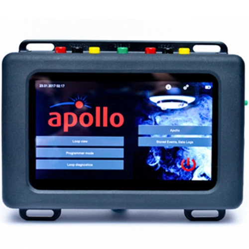 Testutrustning för adresserbart brandlarm, Apollo, i väska